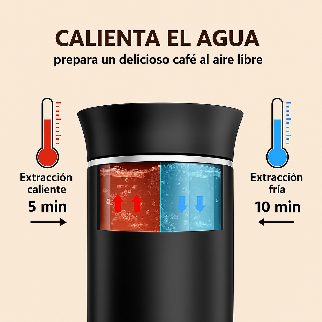 Cafetera Portátil Inteligente 3 en 1®