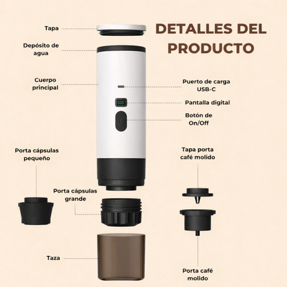 Cafetera Portátil Inteligente 3 en 1®
